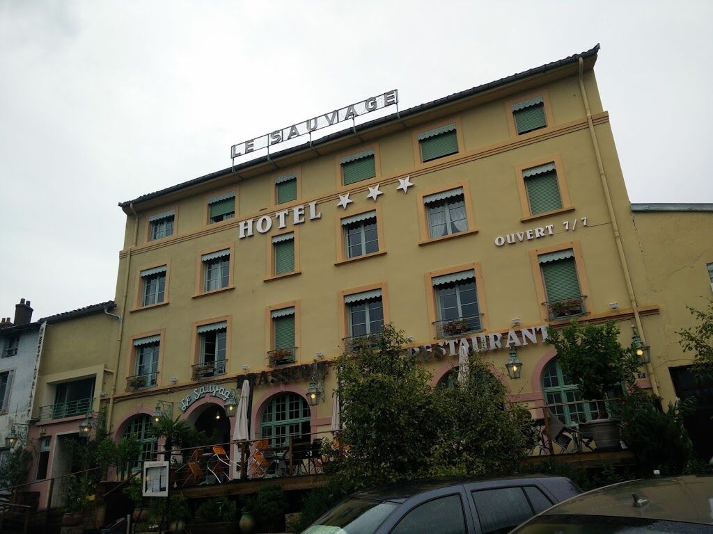 Hotel Le Sauvage Tournus Exterior foto